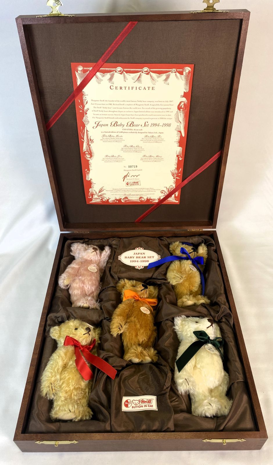 JAPAN BABY BEAR SET 1994−1998 シュタイフ ☆Japan BABY BEAR