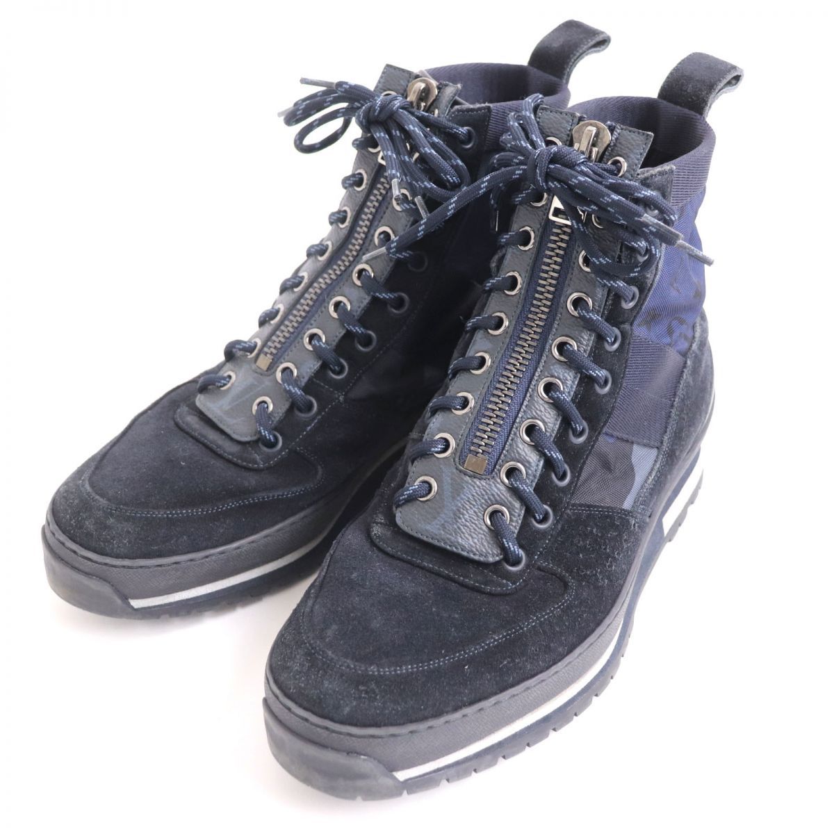 LOUIS VUITTON ハーレムライン フロントジップアップブーツ