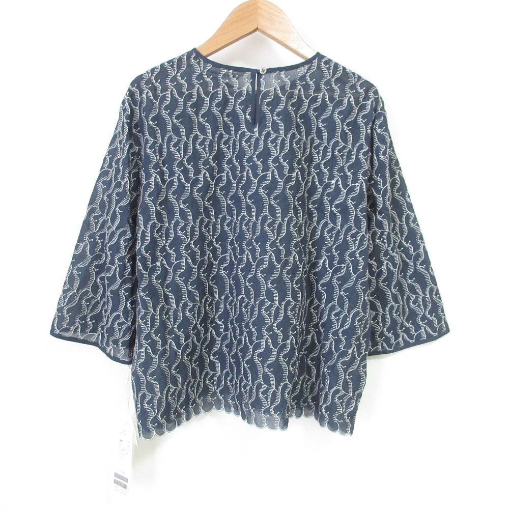 未使用 mina perhonen ミナペルホネン wave bird 七分袖 プルオーバー