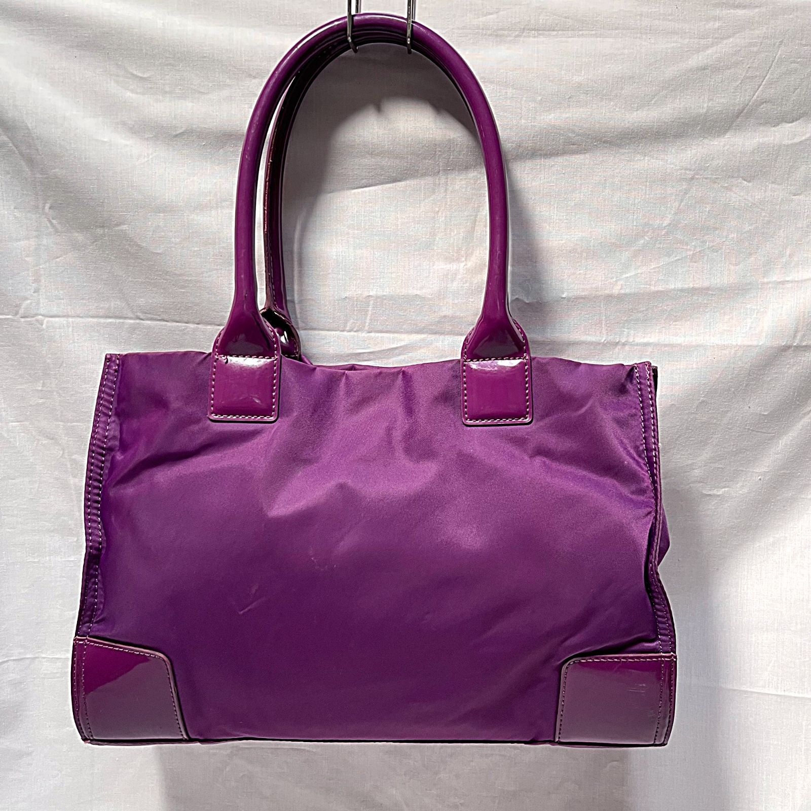 TORY BURCH トリーバーチ ナイロン トートバッグ パープル 紫