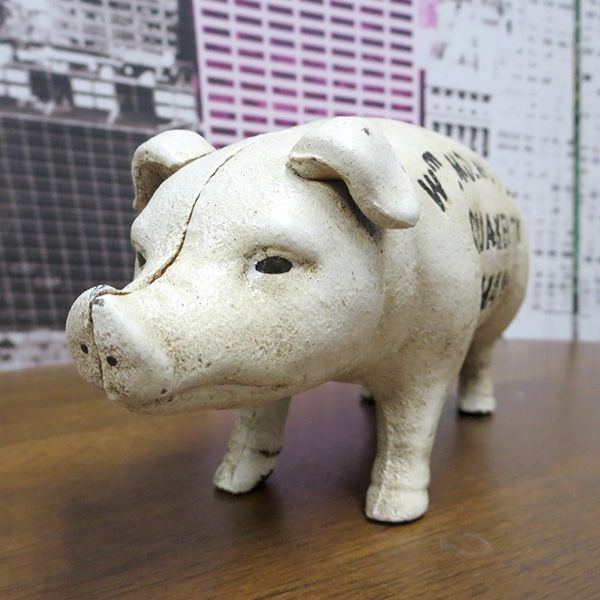 HAMS PIG BANK ハムズ バンク アメリカン雑貨 ブタ 貯金箱