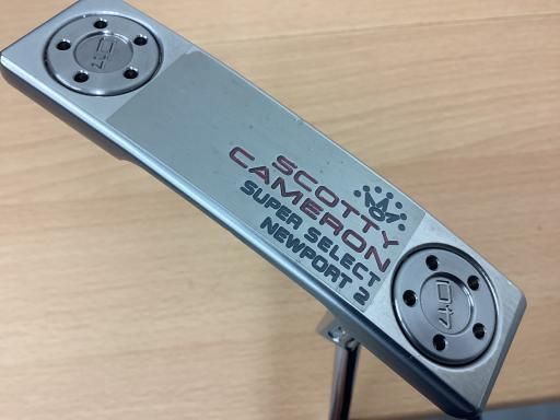 タイトリスト SCOTTY CAMERON SUPER SELECT NEWPORT 2 33インチ パター PT スチール フレックスその他 メンズ 男性用 右利き 右用 Bランク ゴルフクラブ