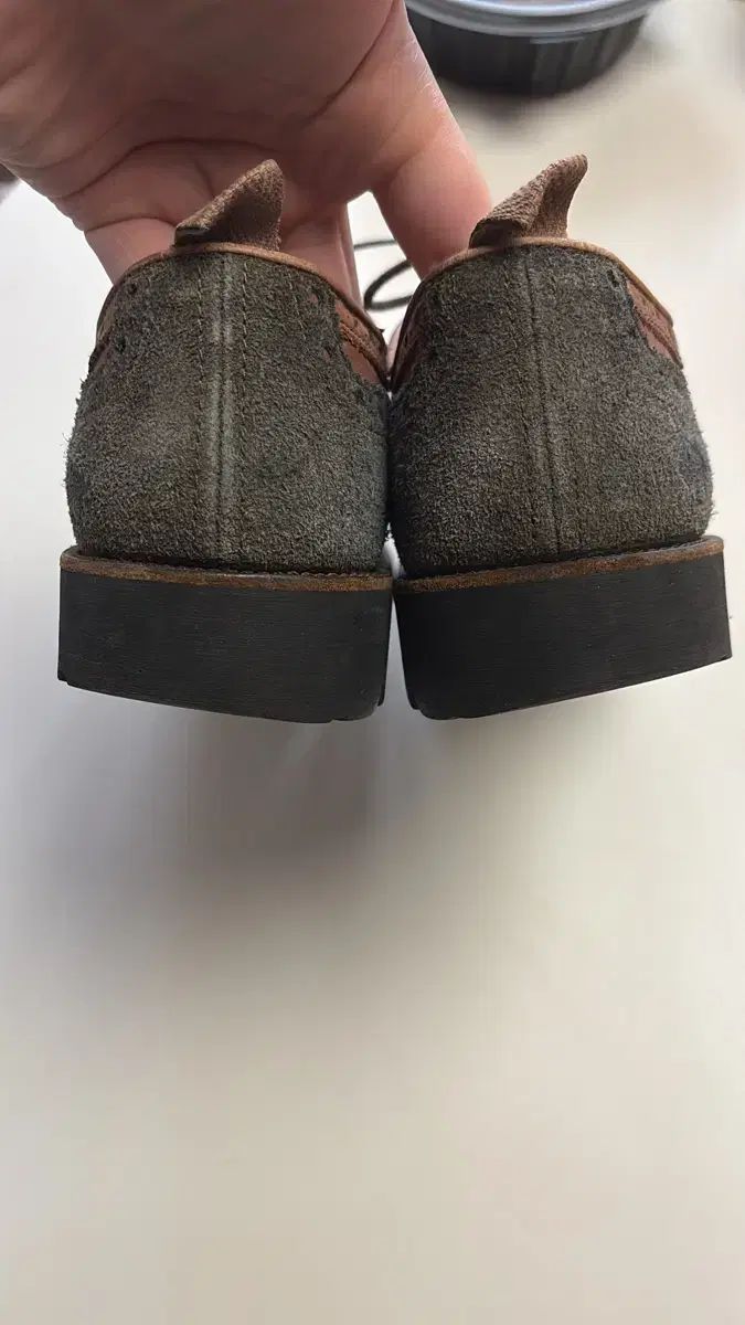 KUMKANG(クムガンジェファ) バッファロー スエード ウイングチップ 靴