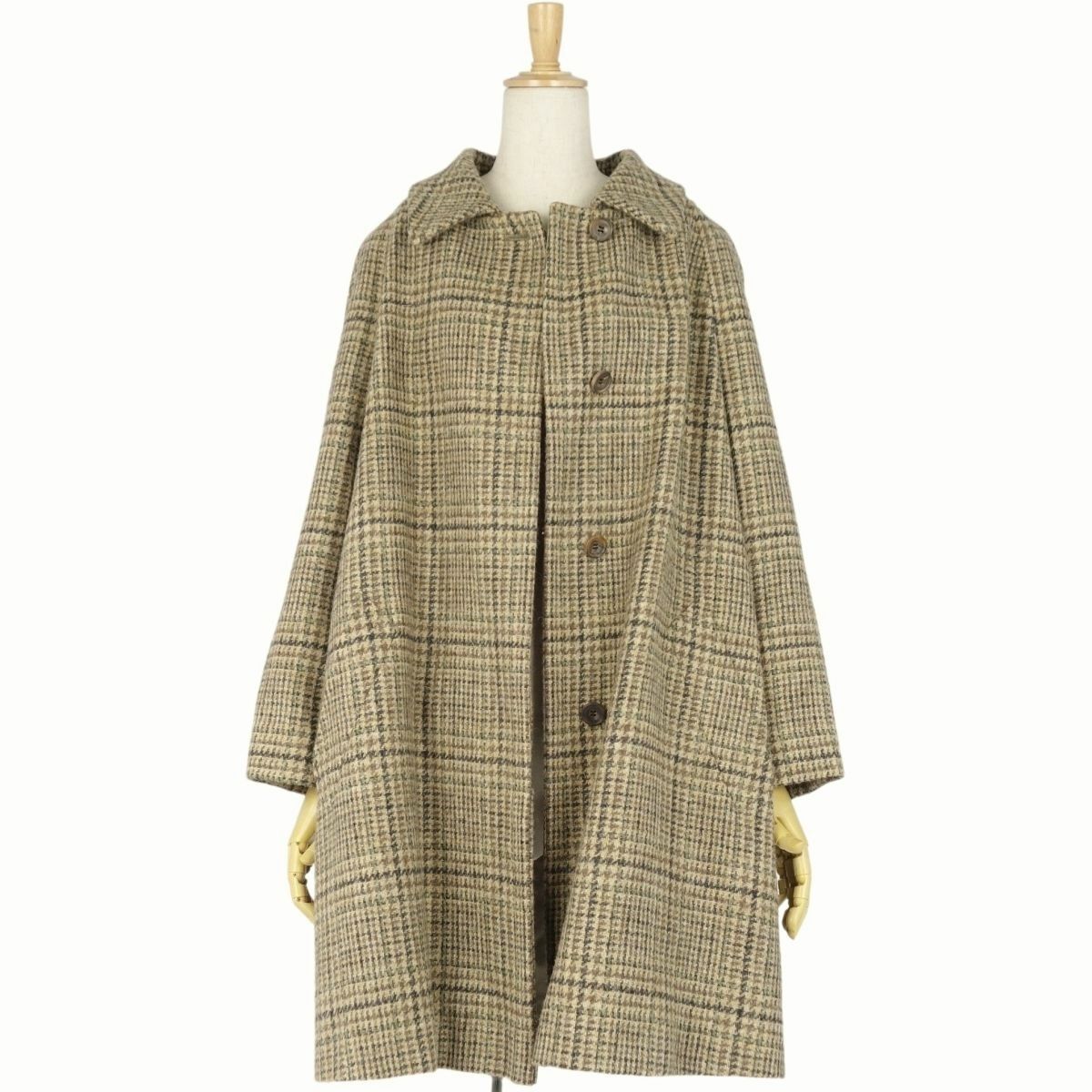 美品 アクアスキュータム Aquascutum ステンカラーコート バルマカーン  