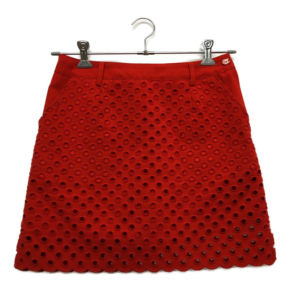 レディース アルチビオ archivio スカート 38(M) 赤 レッド 一体型