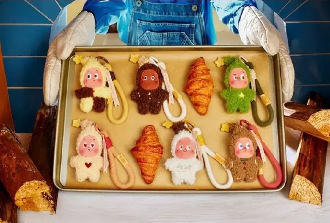 ポップマート リトルスター おいしい 限り 口 シリーズ 焼き菓子 お菓子 人形 キーリング ホールボックス