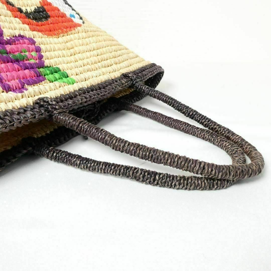 美品 SENSI STUDIO センシスタジオ かごバッグ トートバッグ ストロー