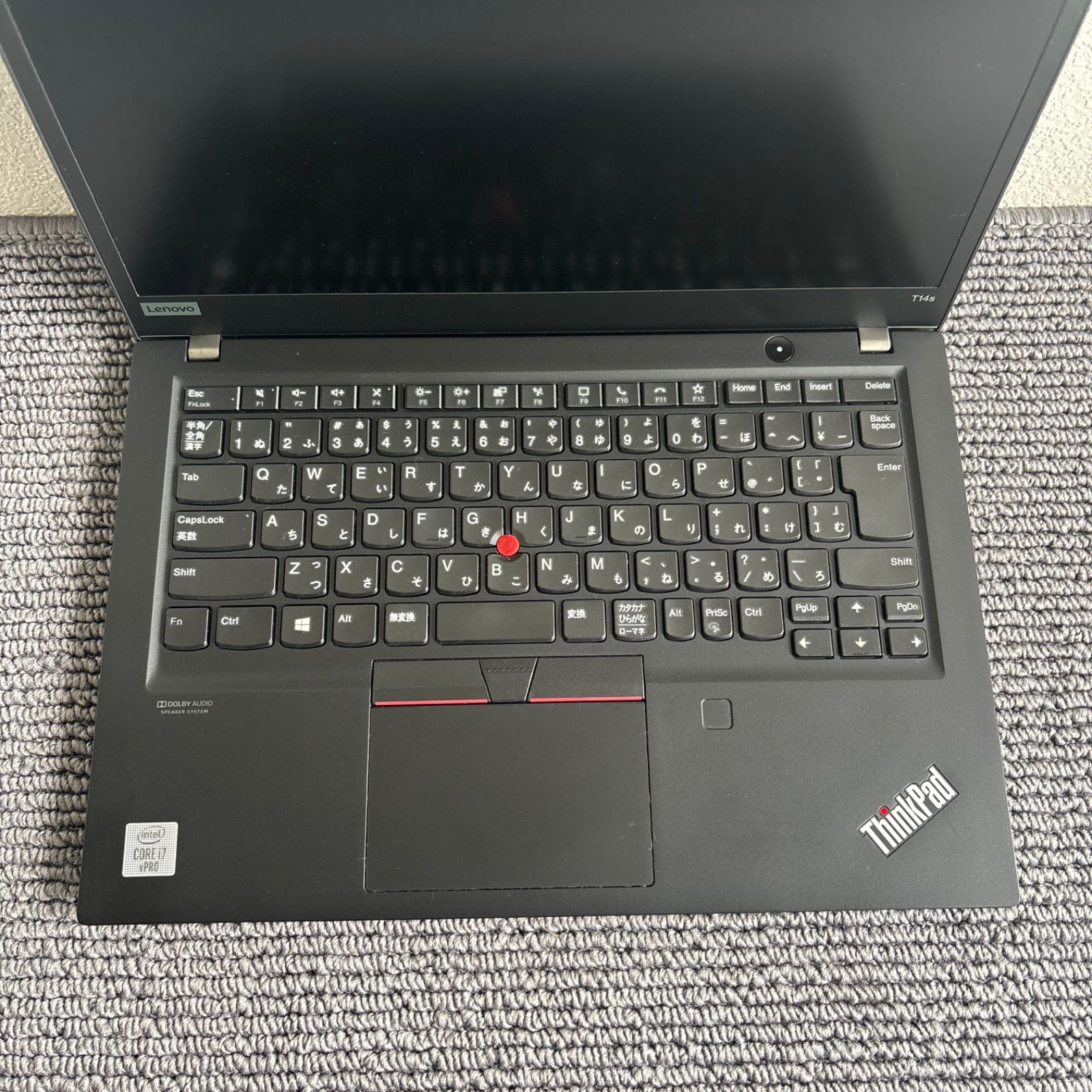 lenovo thinkpad T14s Gen 1 i7-10610U指紋認証 lenovo thinkpad T14s Gen 1 i7-10610U メモリ32GB SSD512GB