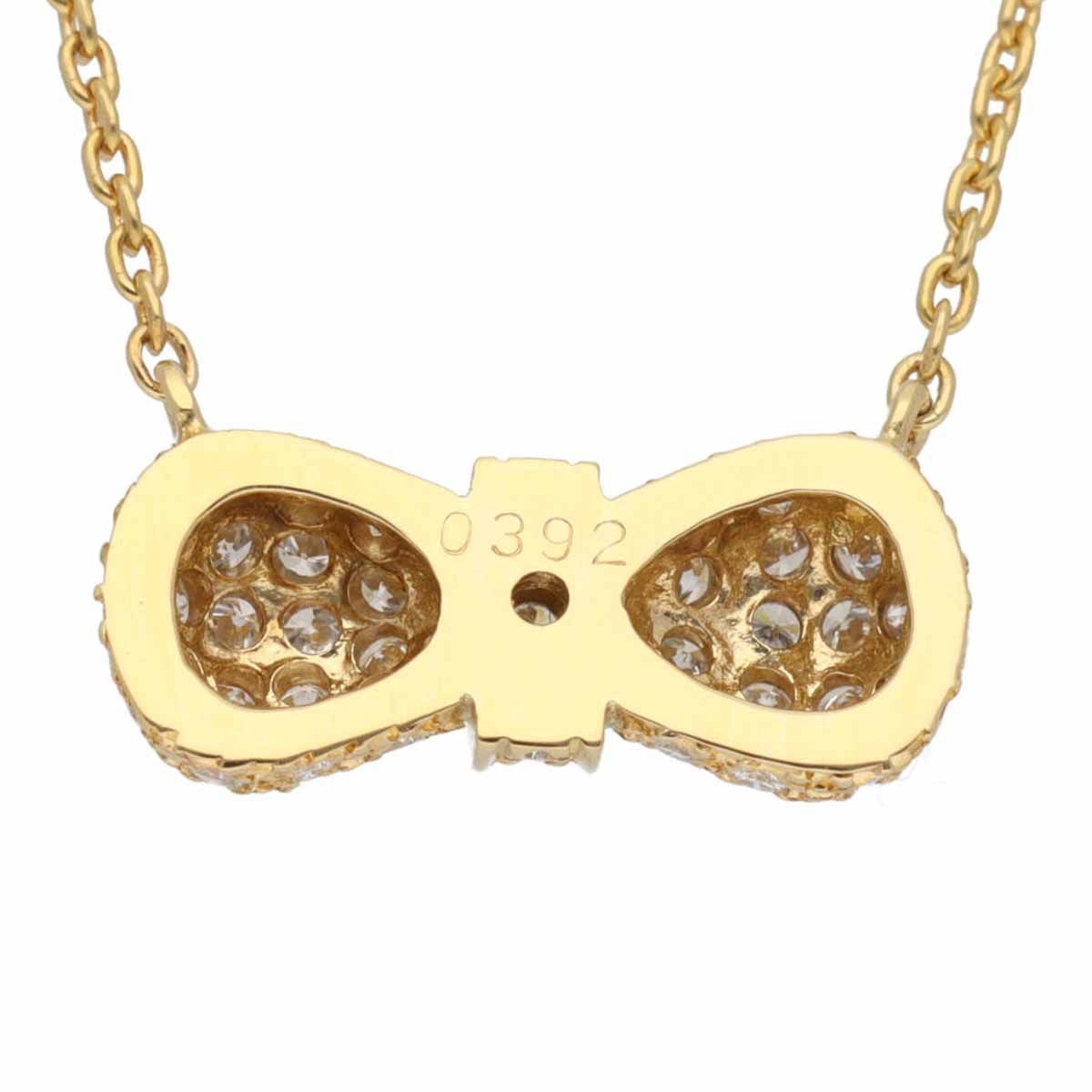 Star Jewelry スタージュエリー ダイヤモンド(0.392ct) リボンモチーフ 
