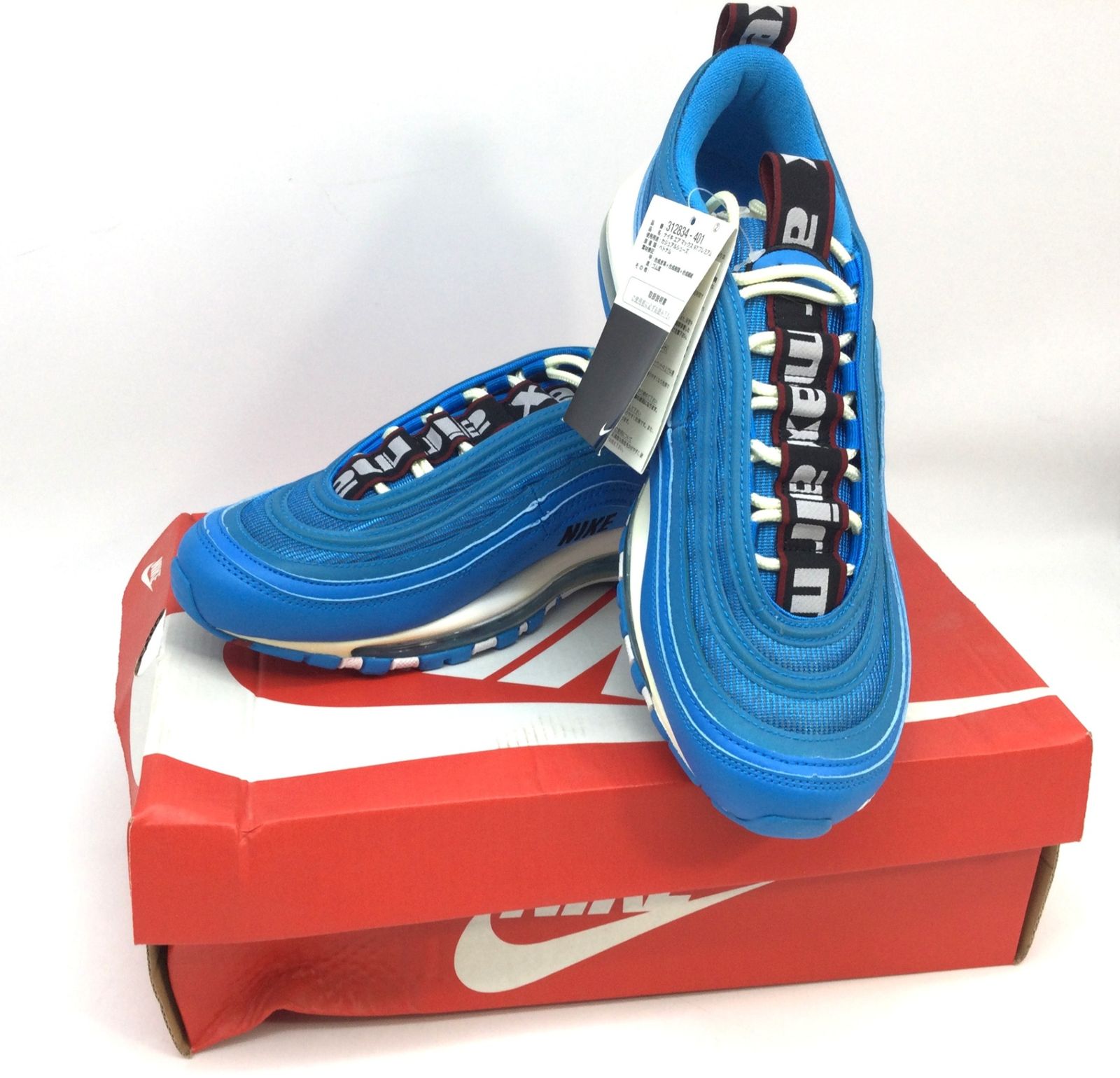 5327 NIKE AIR MAX 97 PREMIUM ナイキ エアマックス 97 ブルー 27.5cm 312834-401 色 スニーカー