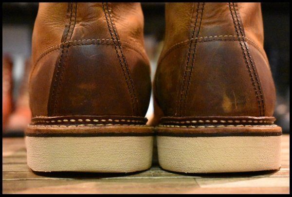 レッドウィング アイリッシュセッター ブーツ 1907 純正ブラシ付き 美品 レッドウィング 1907 REDWING アイリッシュセッター 26cm RED