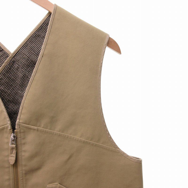 トップス OLD JOE - BONDING DUCK FILED VEST - DUNE OLD JOE - BONDING DUCK FILED VEST - DUNE Retro 1930s' Duck Hunting