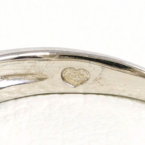 おしゃれである K18WG リング ring 指輪 9号 ダイヤ 0.11 総重量約2.3g