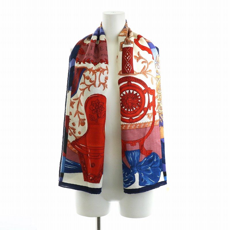 エルメス HERMES カレジェアン Della Cavallerin カレ140 スカーフ