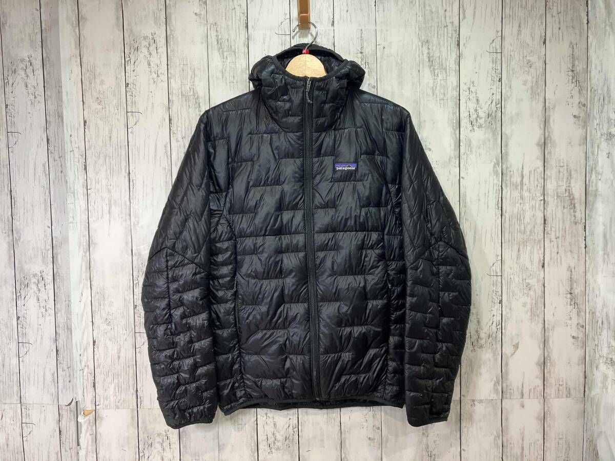 値下げ！極美品！パタゴニア　マイクロパフフーディ レディース　ダウン　ブラック patagonia（パタゴニア） / マイクロパフフーディ/WOMENS
