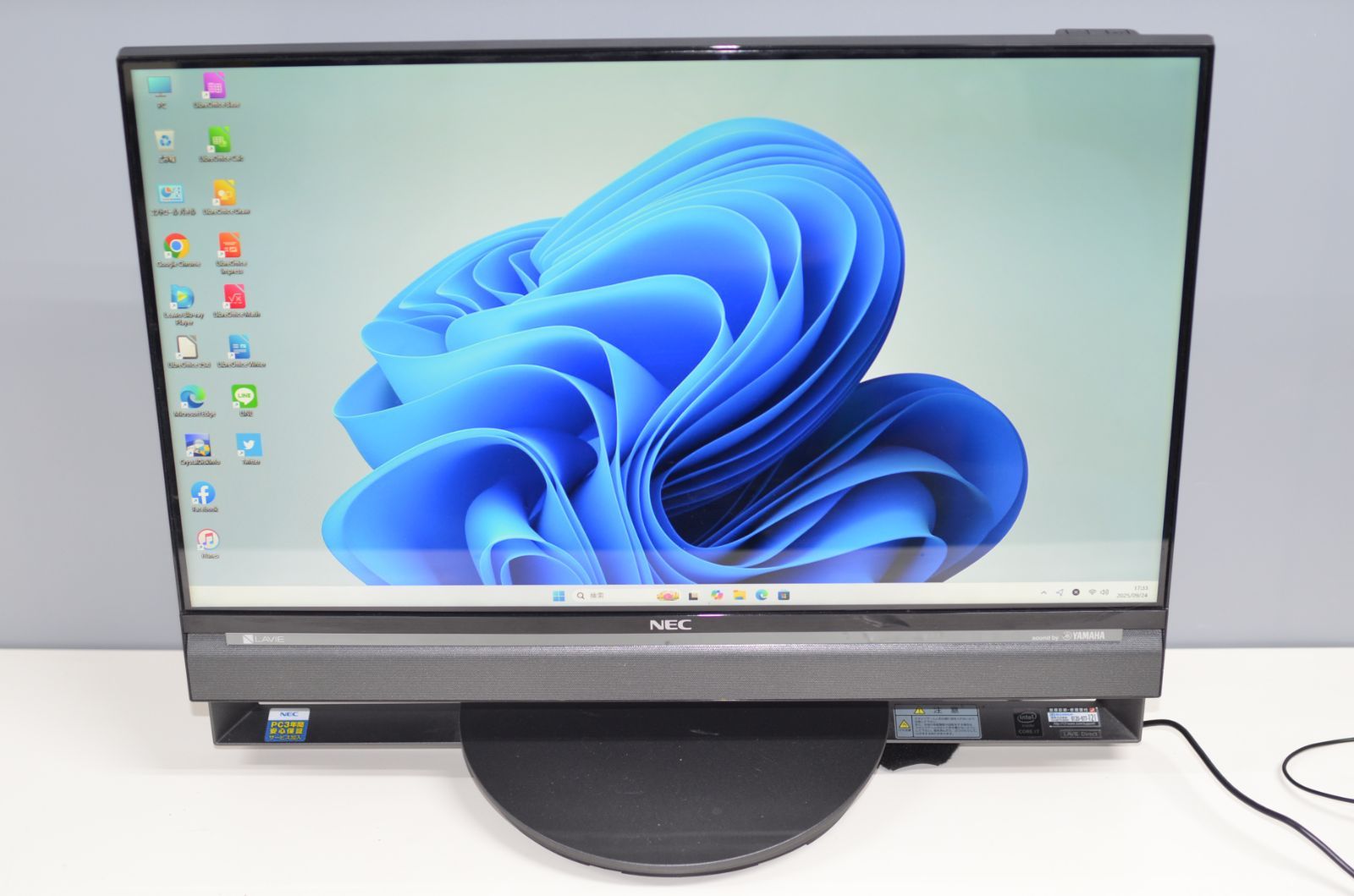一体型パソコン Windows11 office NEC PC-GD247DCA6 Core i7-5500U|爆速SSD512GB|メモリ16GB|Blu-ray|23.8インチ|webカメラ