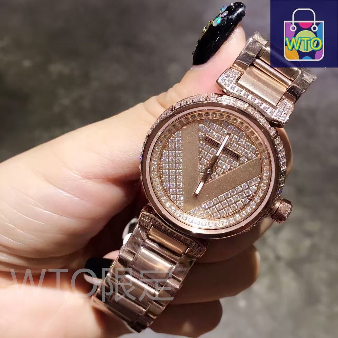LV レディース時計【ヴィンテージ】 楽天市場】ルイ ヴィトン 中古（素材（時計ベルト）クロコダイル
