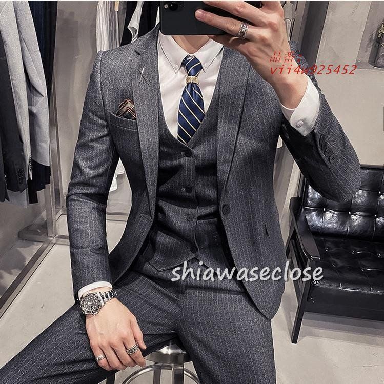 スーツメズおしゃれビジネススーツストライプカジュアルスーツ3ピーススーツフォーマルスーツスーツセットアップ洗える細身紳士服通勤結婚式 WWW_IMPECCABLEHEALTHCARESERVICES_COM