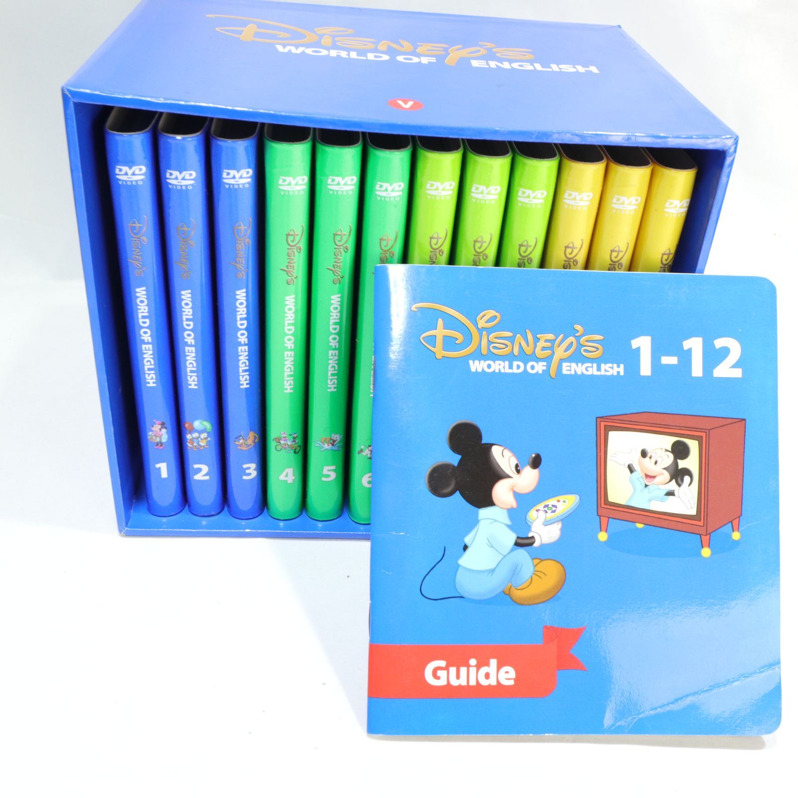 DISNEY|ディズニー WORLD OF ENGLISH|ワールドオブイングリッシュ DVD12巻セット 英会話教材 英語 WWW_NOITHATQUANGTHANH_NET