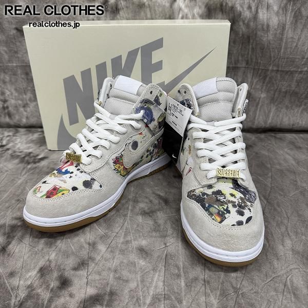未使用】Supreme×NIKE/シュプリーム×ナイキ SB DUNK HIGH OG QS 未使用】Supreme×NIKE/シュプリーム×ナイキ SB DUNK HIGH OG QS