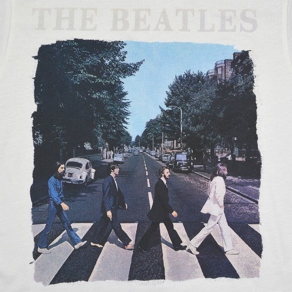 THE BEATLES ビートルズ Abbey Road & Logo Tシャツ WHITE - メルカリ