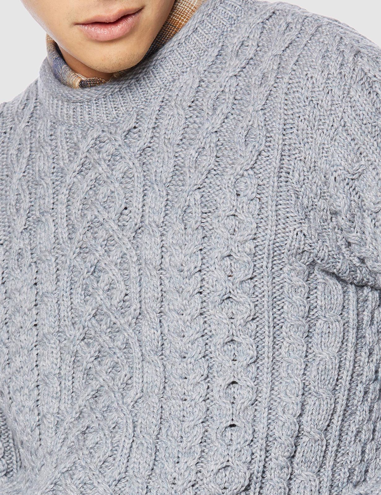 アランウーレンミルズ セーター B420 Aran sweater メンズ ASS13_cold メルカリ
