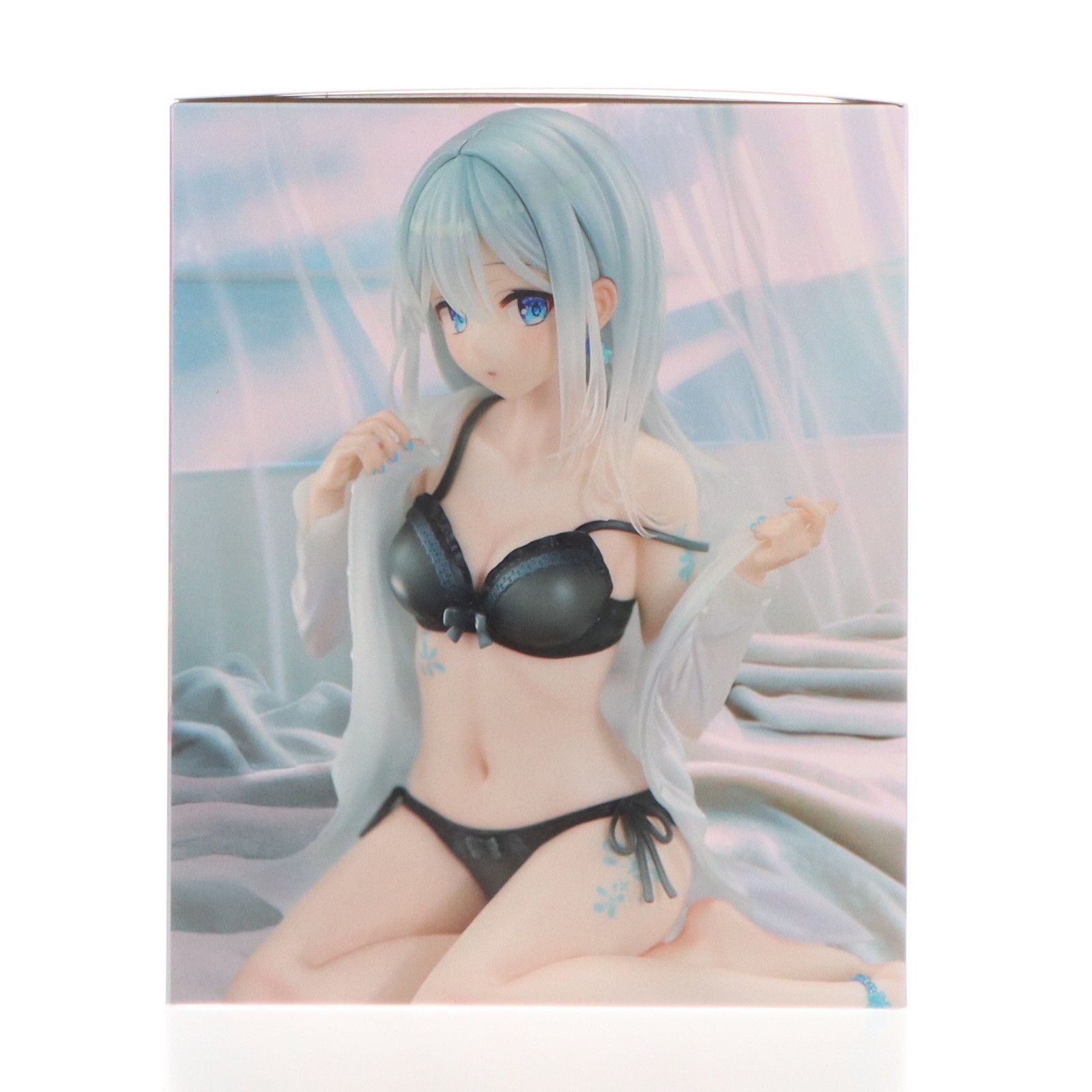 ふーみイラスト『おきがえ銀髪ちゃん 〜空色の朝〜 限定衣装ver