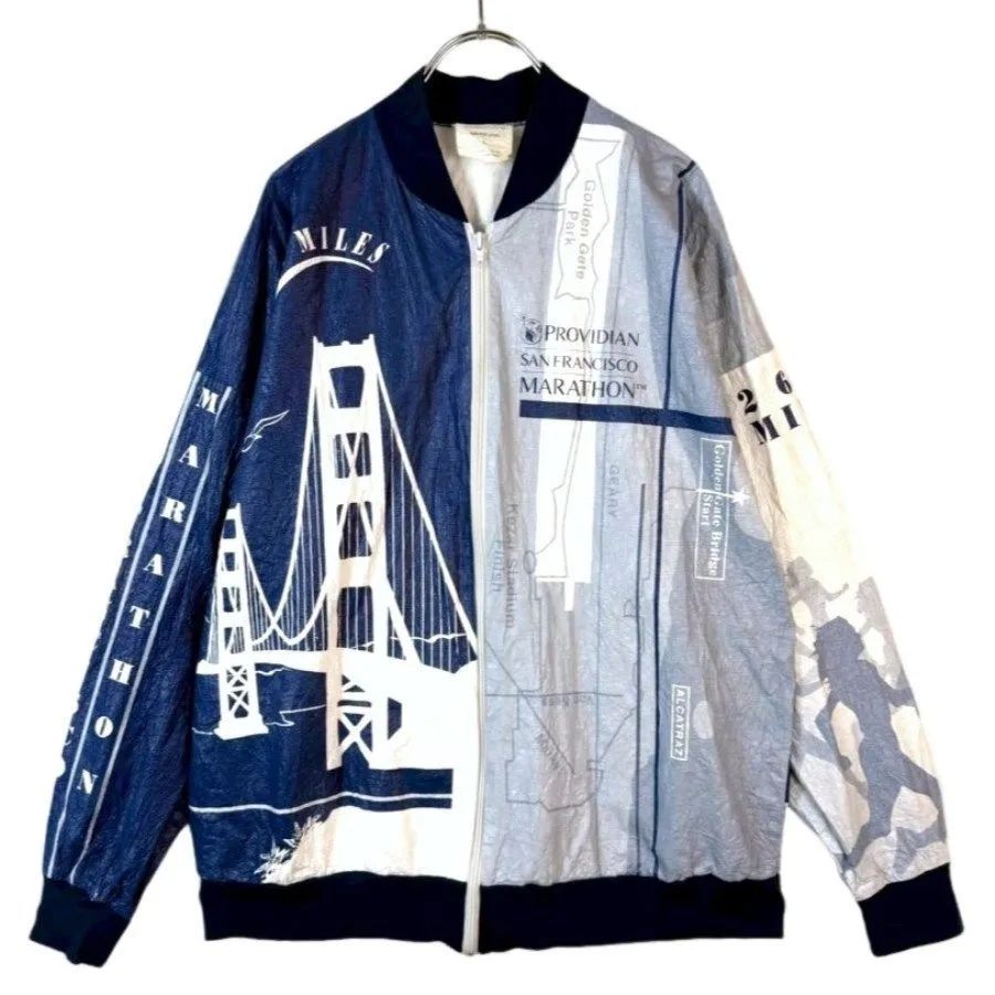 USA製レスリージョーダンLESLIE JORDANペーパージャケットブルゾン 