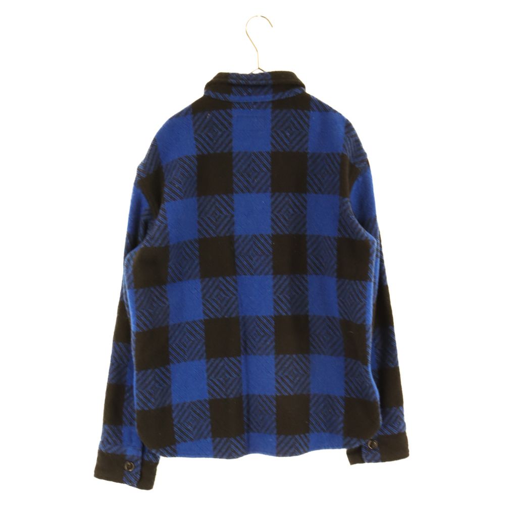 15AW Lサイズ テンダーロイン バッファロー ジャケット ブルー TENDERLOIN(テンダーロイン) BUFFALO SHT JKTチェックシャツ