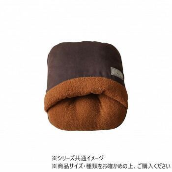 クッション 足ポカ ジャガード プーディー 40×45cm ブラウン 1211850061601