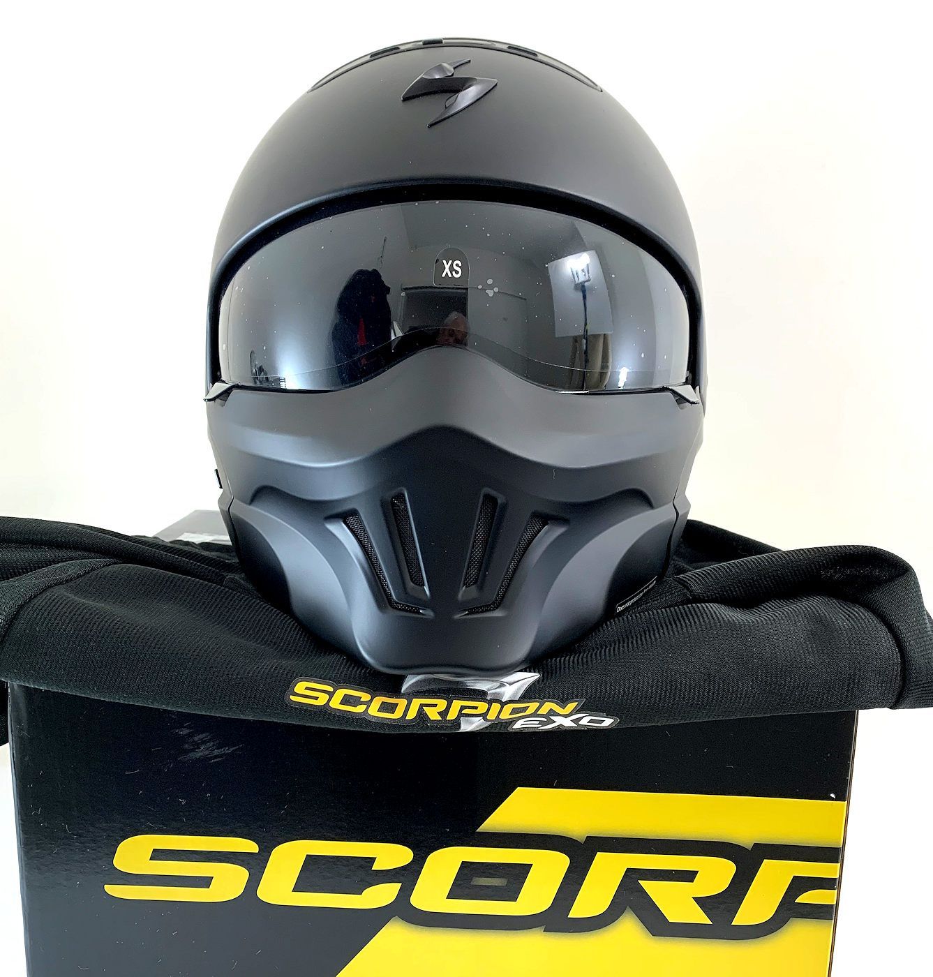 SCORPION / スコーピオン EXO COMBATコンバット EVO フルフェイスヘルメット マットブラック サイズ：XS