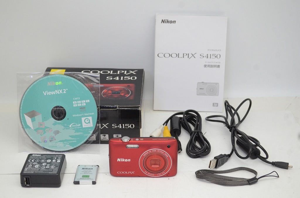 NIKON COOLPIX S4150 新品未使用品！ 良品 Nikon COOLPIX S4150 ニコン コンパクトデジタルカメラ レッド 元