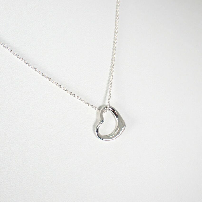 ティファニー 925 オープンハート ペンダント/ネックレス//g501-60  