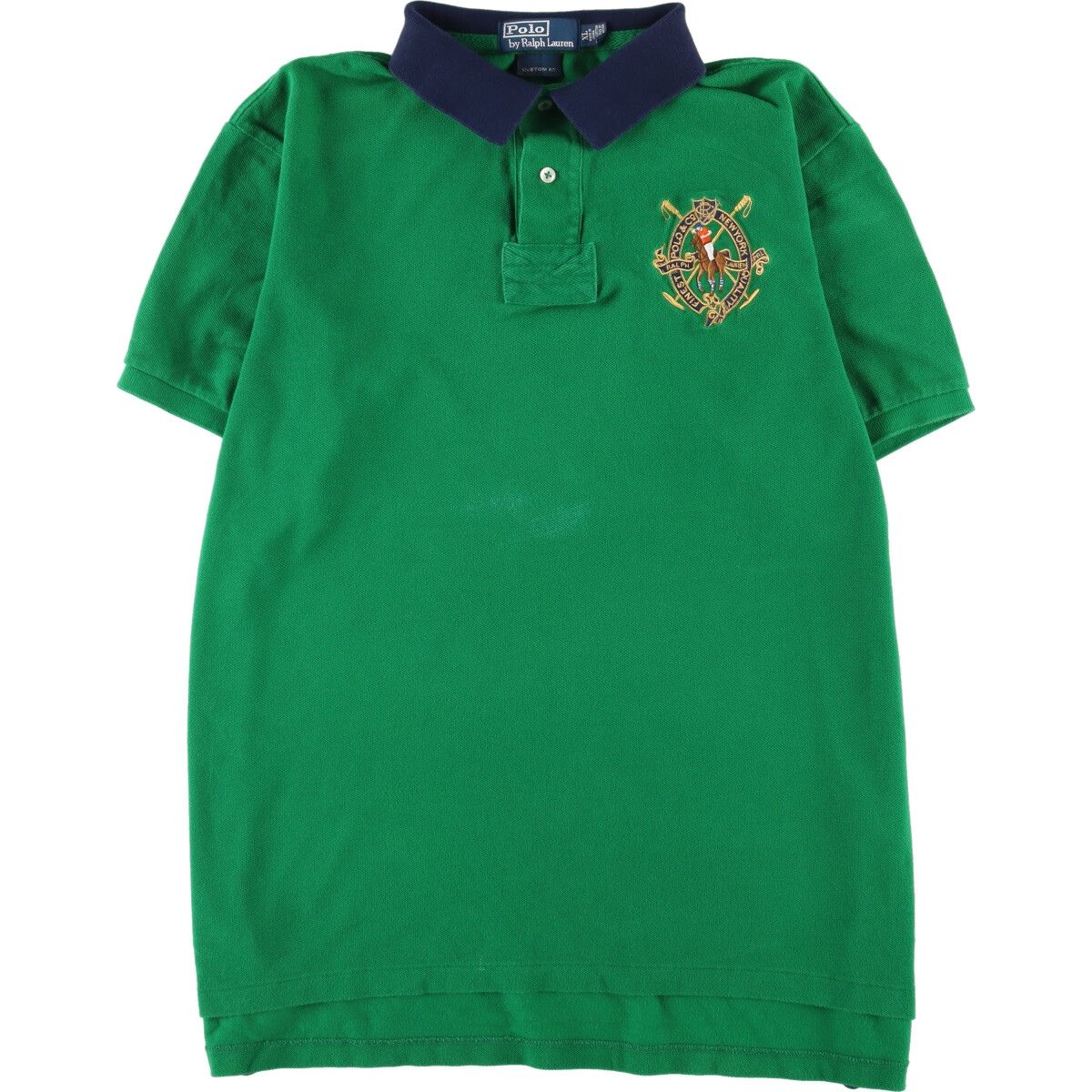 古着 ラルフローレン Ralph Lauren POLO by Ralph Lauren 半袖 ラガーシャツ メンズL/eaa338900