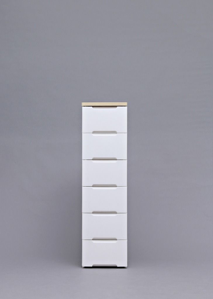 アイリスオーヤマ チェスト ラクラク引出し 木天板 6段 幅32.4×奥行41×高さ119cm HG-326 IRIS OHYAMA