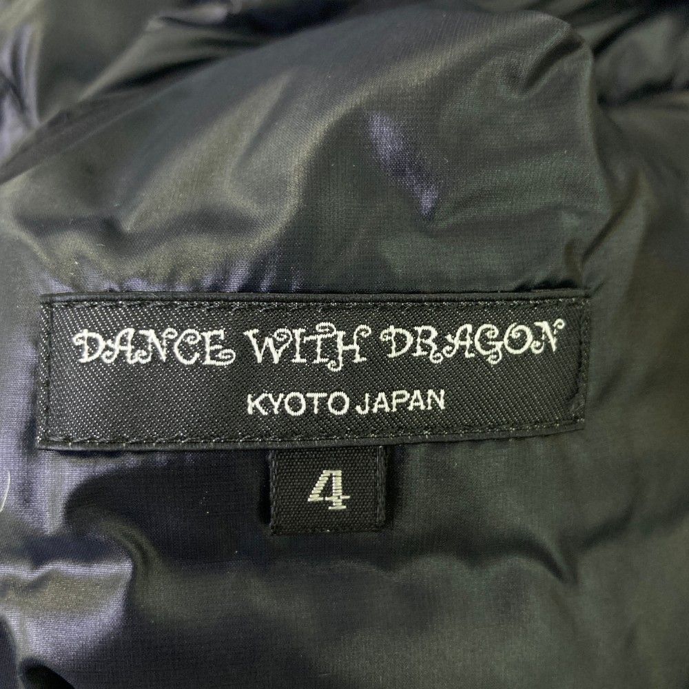 サイズ：4 DANCE WITH DRAGON ダンスウィズドラゴン ダウン ジップ
