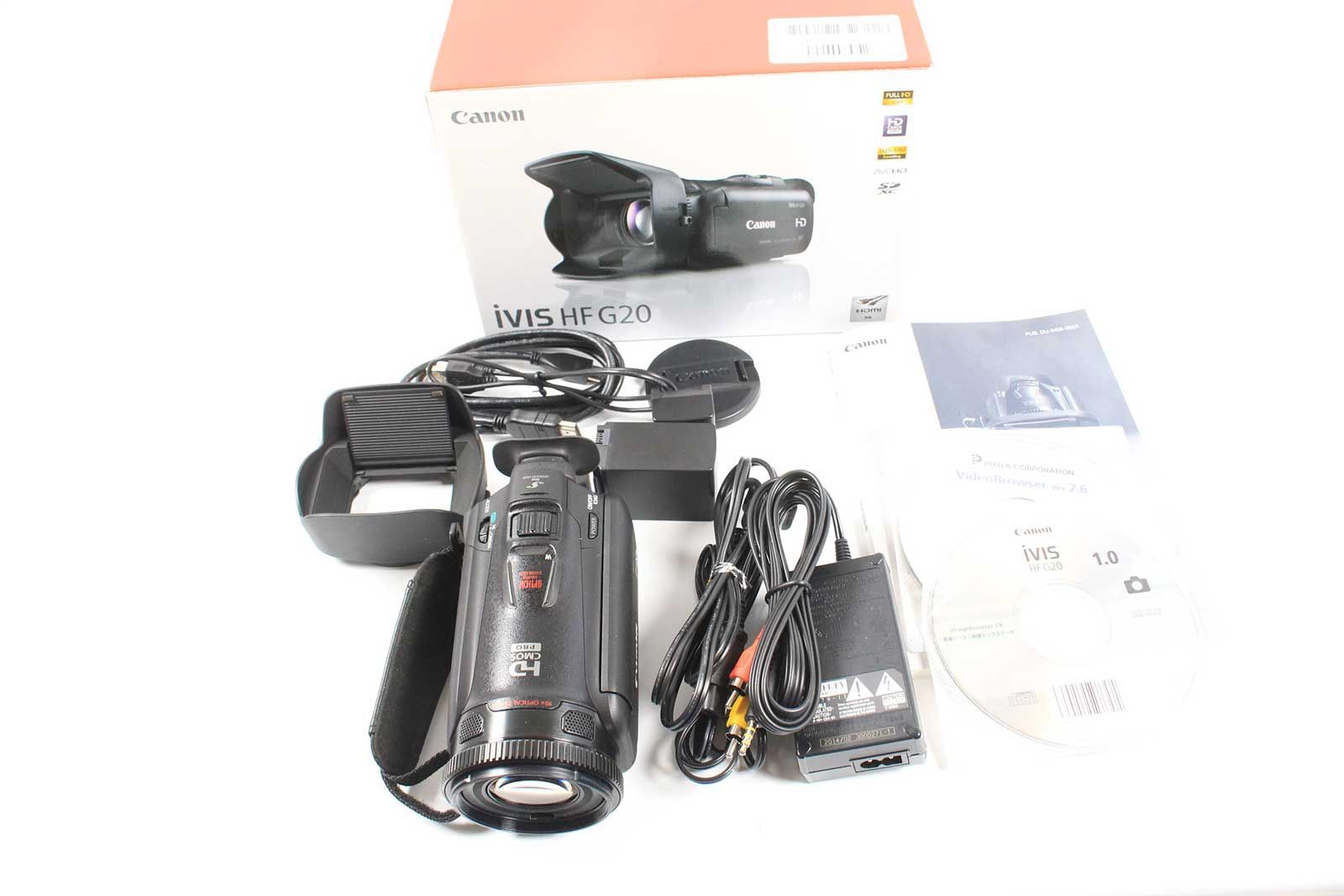 キャノン Canon iVIS HF G20 Digital Video Camera Camcorder 元 キャノン Canon iVIS HF G20 Digital Video Camera Camcorder 元