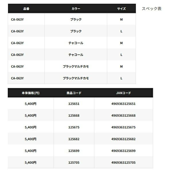 シマノ) レイン バケットハット CA-063Y ブラックマルチカモ M