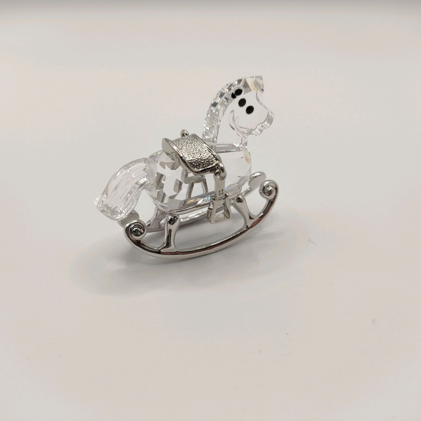 スワロフスキー ロッキングホース 置物 swarovski 木馬 馬