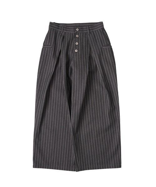 WISH FOR EVER バギースラックス ASSORT CROSS TUCK BAGGY PANTS / アソートクロスタックバギー