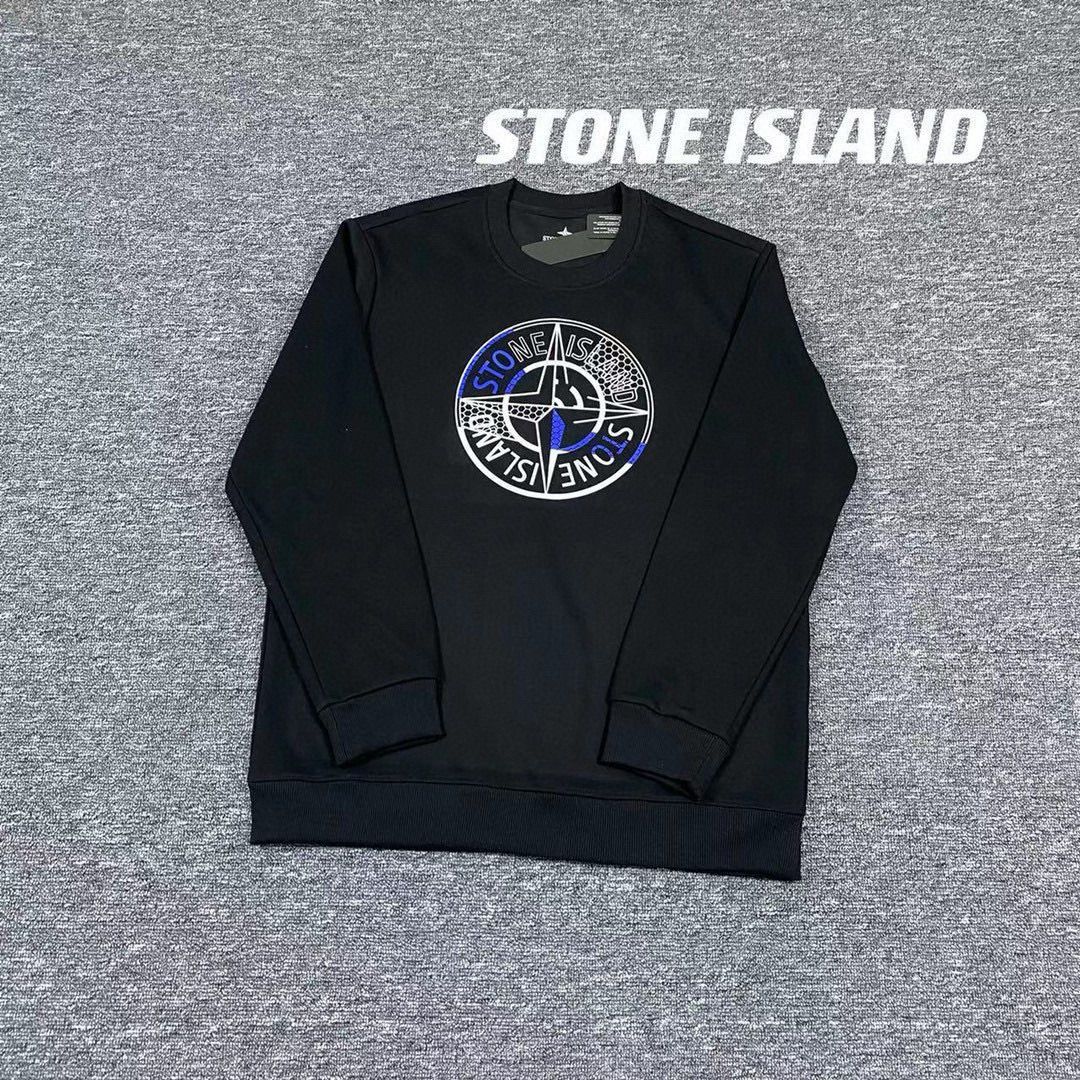 STONE ISLANDストーンアイランドパッチワークカップルスウェット