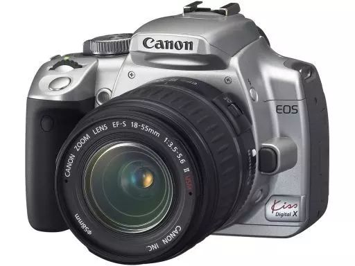 カメラ Canon デジタル一眼レフカメラ EOS Kiss Digital X レンズキット 1010万画素 シルバー KISSDXS-LKIT