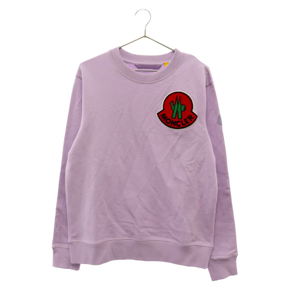 MONCLER (モンクレール) CREWNECK WITH TAPESTRY PATCH クルーネック  