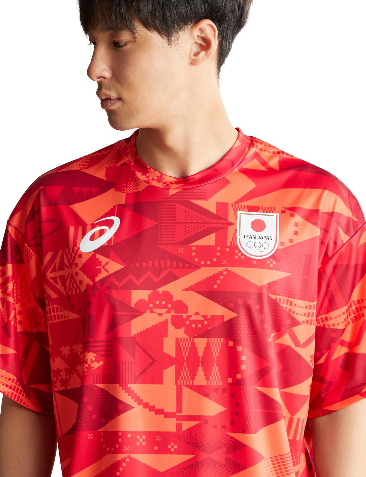 アシックス] トレ－ニングウェア 日本代表応援TEE（RED