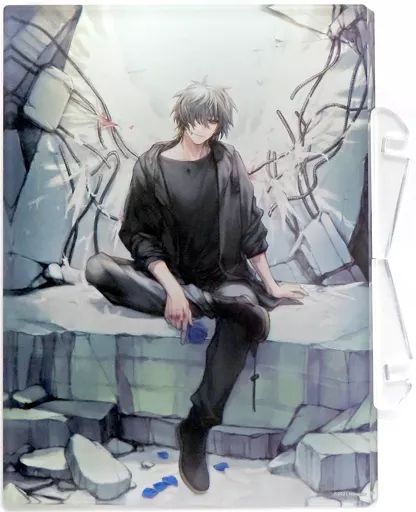 【中古】アクリルスタンド・アクリルパネル トワ 描きおろしビッグアクリルパネル 「くじメイト スロウ・ダメージ」 A-1賞