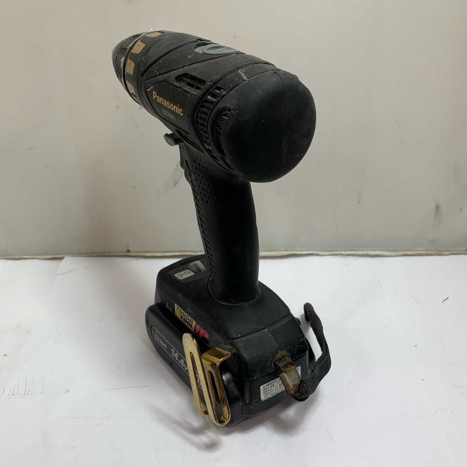 ♭♭Panasonic パナソニック ドライバドリル バッテリ1個付 本体のみ EZ7441 ブラック