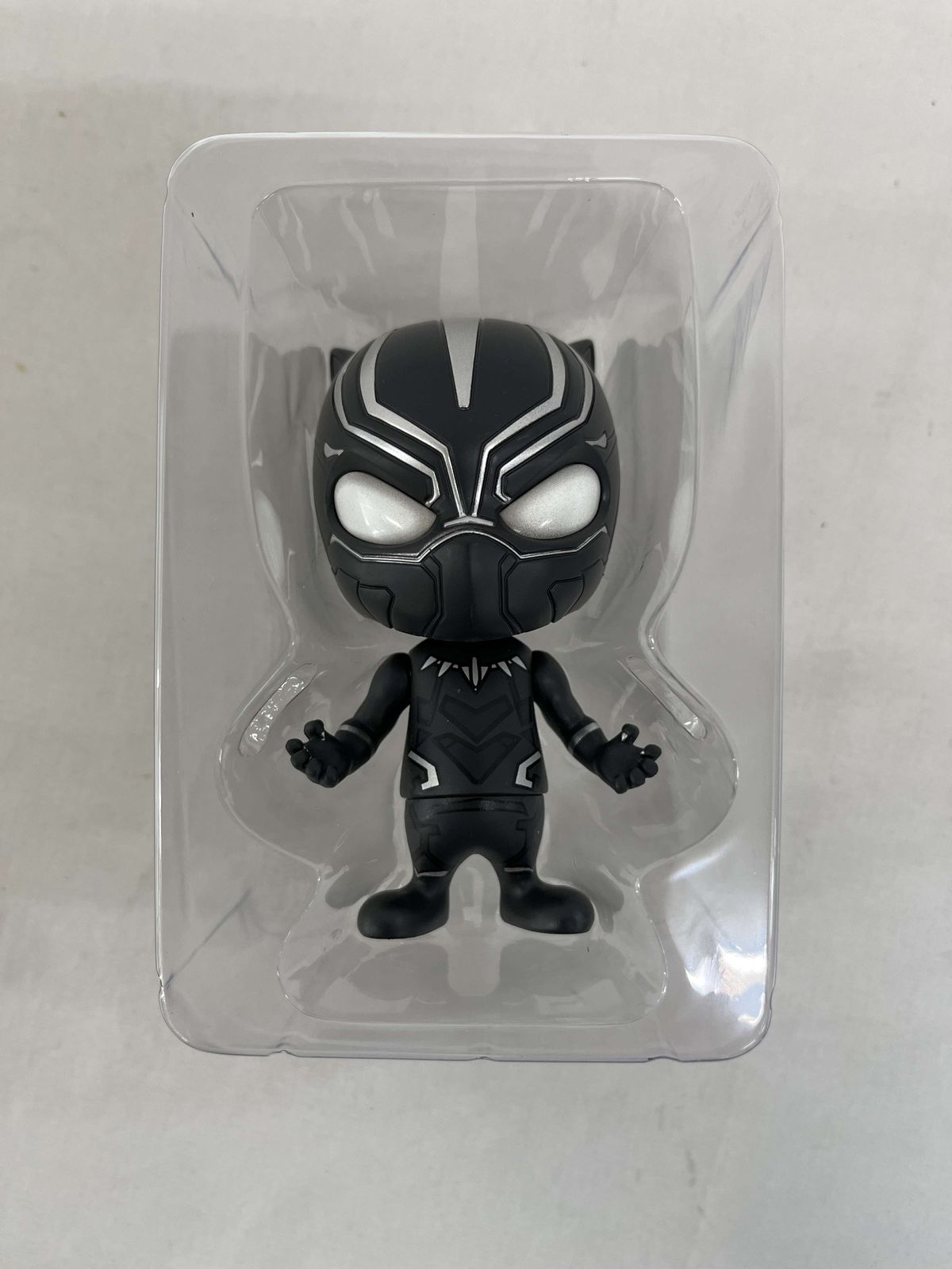 【美品】コスベイビー シビル・ウォー/キャプテン・アメリカ [サイズS] ブラックパンサー 高さ約10センチ プラスチック製 塗装済み完成品フィギュア