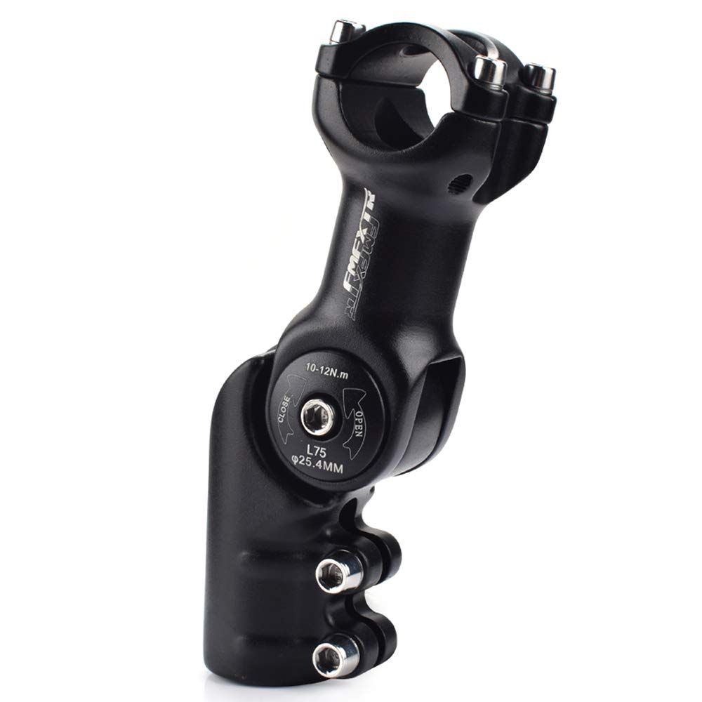【迅速発送】UPANBIKE バイクステム 25.4mm 31.8mm自転車ステム ライザーアダプター 120度調整可能 ハンドルバーステムエクステンダー マウンテンバイク用、ロードバイク、BMX、MTB