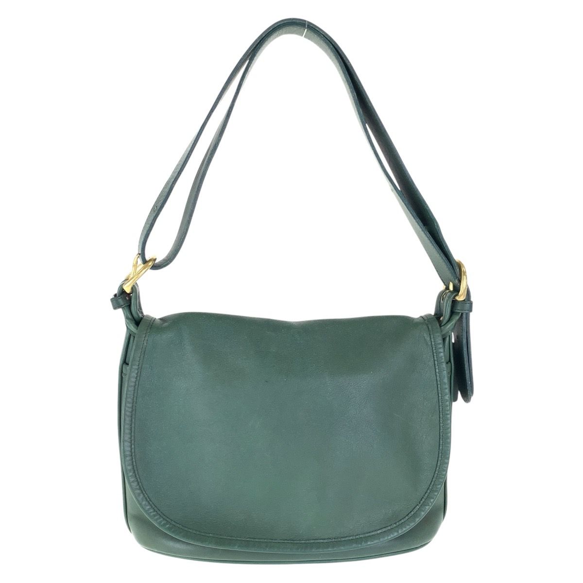 COACH コーチ オールドコーチ グリーン ゴールド金具 レザー A6C-4150 