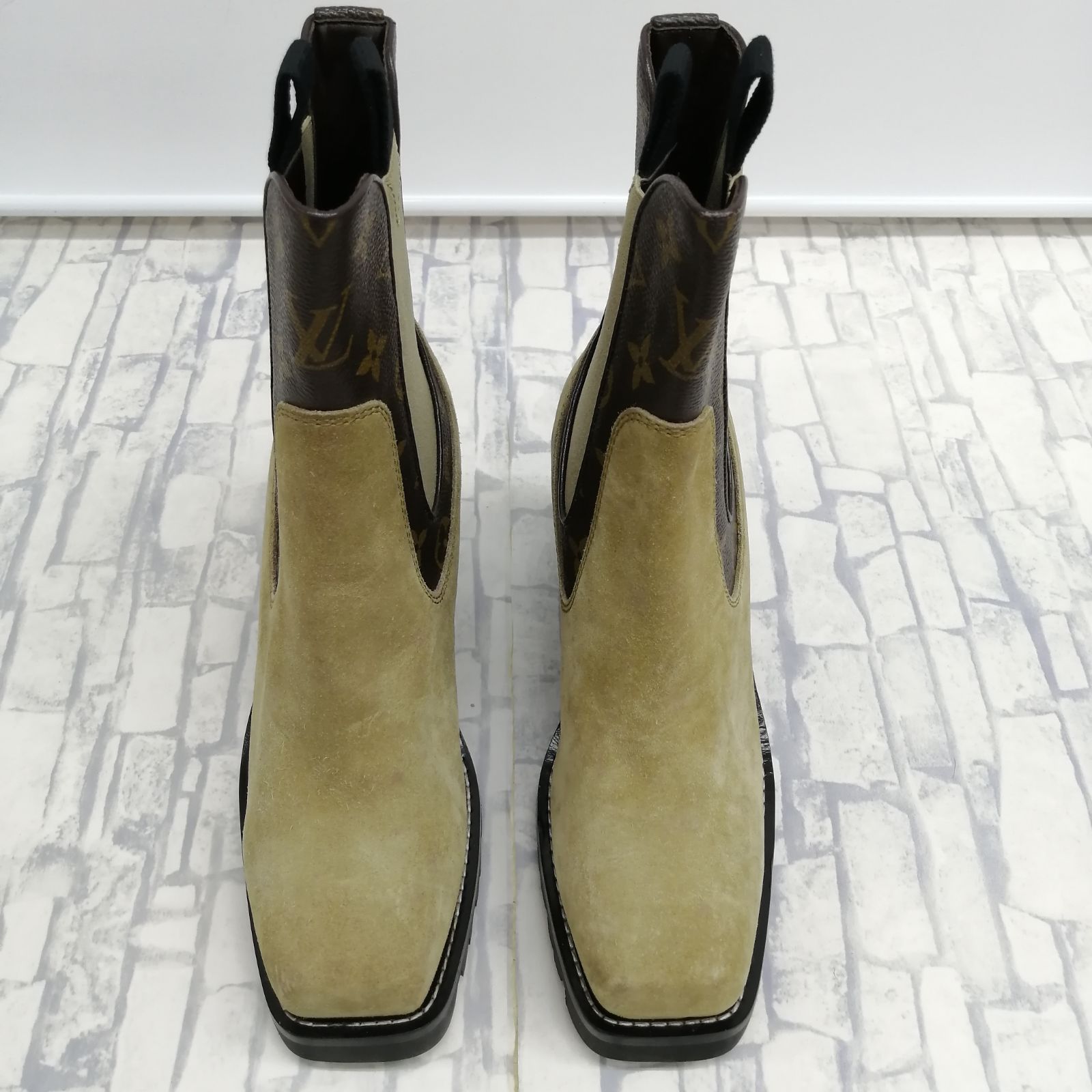 LOUIS VUITTON リミットレスライン ブーツ 38 MA 1107